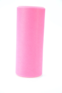 6 Inches Wide x 25 Yard Tulle, Hot Pink (1 Spool) SALE ITEM